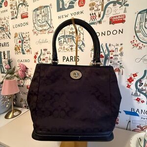 Coach Black Tote Bag